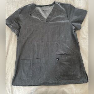 Woman’s scrub top and pants set